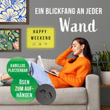 EASYmaxx LED-Leuchtkasten A4 mit 173 Buchstaben, Zahlen & Symbolen & 150 Mood Pics als Wanddeko und kabelloser Hingucker.