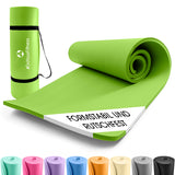#DoYourFitness Fitnessmatte grün, 183 x 61 x 1,5 cm, rutschfest und robust für Yoga, Gymnastik und Outdoor-Training.