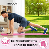 #DoYourFitness Fitnessmatte - In- & outdoor - Yoga, Gymnastik & Co. - 183 x 61 x 1,5 cm - Pink, rutschfest und schweißresistent.