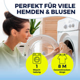 EASYmaxx Wäschespinne für 18 Bügel, klapp- & höhenverstellbar, ideal für drinnen und draußen, platzsparend und leicht.