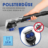 CLEANmaxx Teppichreiniger Pro+ Polsterdüse zur intensiven Reinigung von Sofas, Sessel & Co mit 2,5 m Schlauch.