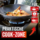 LANDMANN Gasgrill Rexon 6.1 cooK Edelstahl mit praktischer, versenkter Cook-Zone für Wok, Töpfe und Pfannen direkt am Gasgrillwagen.