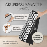 DoYourFitness Akupressur-Set Jimuta 20x20x42 cm schwarz mit Schaumstoffkern und 100% Baumwolle, leicht und kompakt.