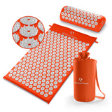DoYourFitness Akupressur-Set Jimuta 20x20x42 cm orange mit Nadelmatte, Nackenkissen und Tragetasche aus Baumwolle.