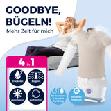 CLEANmaxx Hemdenbügler PRO STEAM – automatisches Trocken, Bügeln, Auffrischen und Desinfizieren für faltenfreie Kleidung.