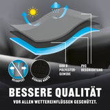LANDMANN Wetterschutzhaube Premium 90x70x70cm schwarz, reißfestes 600D Polyester, wasserdicht, UV-beständig, Schutz vor Wetter und Rost.