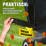 LANDMANN Wetterschutzhaube Premium 90x70x70cm schwarz mit verstellbaren Klettverschlüssen für optimalen Sitz am Grill.
