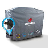 LANDMANN Premium Wetterschutzhaube 62x148x120 cm, UV-beständig, wasserdicht, reißfest, Kälte- und witterungsbeständig bis -20 °C.