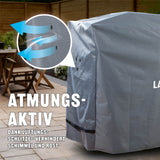 LANDMANN Premium Wetterschutzhaube 62x148x120 cm, atmungsaktiv, UV-beständig, wasserdicht und kältebeständig bis -20 °C.