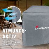 LANDMANN Premium Wetterschutzhaube 59x127,5x117 cm, wasserdicht, UV-beständig, atmungsaktiv mit Belüftungsöffnungen, passend für Triton Modelle.