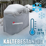 LANDMANN Premium Wetterschutzhaube 59x127,5x117 cm, UV- und kältebeständig bis -20 °C, wasserdicht und atmungsaktiv.