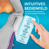 VITALmaxx Shiatsu-Massagegerät mit intuitivem Bedienfeld, einstellbarer Drehrichtung, Wärmefunktion und 2 Massagearten für volle Entspannung.