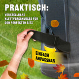 LANDMANN Premium Wetterschutzhaube M mit verstellbaren Klettverschlüssen für optimalen Sitz und Schutz bei Regen, Sonne und Kälte.