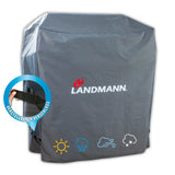 LANDMANN Premium Wetterschutzhaube 60x96x120 cm, UV-beständig, wasserdicht, kältebeständig, mit verstellbarem Verschluss.