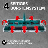 Swivel Sweeper G 2 Akkubesen kabellos mit 4 seitigen rotierenden Bürsten für schnelles und gründliches Putzen in Smaragd.