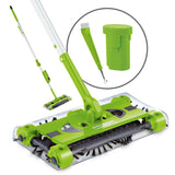 Swivel Sweeper G 2 Akkubesen kabellos in Limegreen mit 4 rotierenden Bürsten, flexibel und leicht für gründliches Putzen.