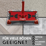 Swivel Sweeper G 2 Akkubesen kabellos mit 4 rotierenden Bürsten, geeignet für Teppiche, PVC, Holzböden und Fliesen.