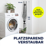 EASYmaxx Wäschespinne 1600 kompakt und klappbar, 16m Trockenlänge, platzsparend verstaubar für kleine Wohnungen, innen & außen nutzbar.
