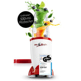 GOURMETmaxx Mr. Magic Mixer - rot/weiß mit 500-ml Mixbecher, vielseitig zum Mixen, Rühren, Zerkleinern und Pürieren.
