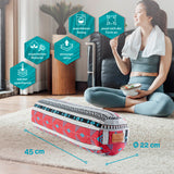 #DoYourYoga Yoga-Bolster Tarik mit Bio-Dinkelspelz, 68x22x22 cm, waschbarer Bezug, organisch, wärmespeichernd, atmungsaktiv