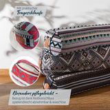#DoYourYoga Yoga-Bolster Tarik mit Bio-Dinkelspelz, 68x22x22 cm, abnehmbarer Bezug mit Reißverschluss, indisches Design, pflegeleicht.