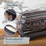 #DoYourYoga Yoga-Bolster Tarik mit Bio-Buchweizenschalen, 68x22x22 cm, pflegeleichter Bezug mit Reißverschluss, stilvolles indisches Design.