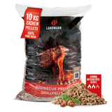 Grillpellets Eichenholz 10 kg – aromatische Holzkohlepellets für Smoker, Pellet- und Holzkohlegrills, 100% reines Eichenholz.