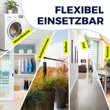 EASYmaxx Wandwäschetrockner 400 klappbar mit 4 m Trockenlänge, platzsparend für Balkon, Flur, Schlafzimmer, Waschküche und Terrasse.