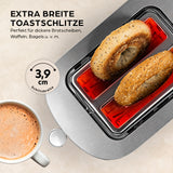 GOURMETmaxx Toaster, 2 Scheiben mit extra breiten Toastschlitzen für dicke Brotscheiben, Waffeln und Bagels.
