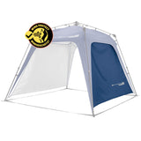 Where Tomorrow Pop Up Pavillon Gartenzelt Seitenwand Blau aus 190T Polyester, wind- und wettergeschützt, langlebig und PU-beschichtet.