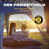 Where Tomorrow Pop Up Pavillon Gartenzelt - Seitenwand Kamelbraun aus langlebigem 190T Polyester, schützt vor Wind und Wetter.