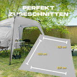Where Tomorrow Pop Up Pavillon Gartenzelt - Seitenwand - Hellgrau, wetterbeständig, maßgeschneidert für optimalen Schutz und Haltbarkeit.