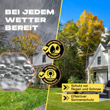 Where Tomorrow Pop Up Pavillon Gartenzelt - Seitenwand - Hellgrau bietet Schutz vor Regen, Schnee und Sonne bei jedem Wetter.