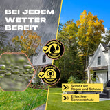 Where Tomorrow Pop Up Pavillon Gartenzelt - Seitenwand - Dunkelgrün schützt vor Regen, Schnee und bietet effektiven Sonnenschutz.