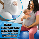 #DoYourFitness Gymnastikball inkl. Ballpumpe - Fitness Sitzball - Blau - 55 cm ideal für Schwangerschaft und Trainingskomfort.