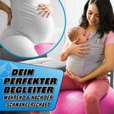 #DoYourFitness Gymnastikball inkl. Ballpumpe - Fitness Sitzball - Pink - 75 cm, ideal für Schwangerschaftsgymnastik und Reha.