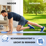 #DoYourFitness Fitnessmatte 183x61x1,5 cm blau, rutschfest, robust, schweißresistent, ideal für Yoga & Gymnastik indoor und outdoor.