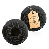 LUMALAND Dessertteller Set aus Gusseisen 2-teilig, Servierteller Ø15 cm, robust und asiatisch inspiriert.