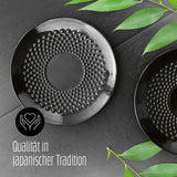 LUMALAND Dessertteller Set aus Gusseisen 2-teilig, Servierteller Ø15 cm in edlem, langlebigem Design, inspiriert von japanischer Tradition.
