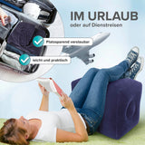 VITALmaxx Stufenbett aufblasbar – platzsparend, leicht und praktisch für Urlaub und Dienstreisen zur Schmerzlinderung und Entlastung.