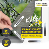 EASYmaxx Insect Protect Insekten- & Pollenschutzgitter mit Magnetbefestigung für Fenster bis zu 130 x 150 cm, einfache Montage ohne Bohren.