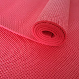 #DoYourYoga Fitnessmatte Yogamatte "Annapurna Comfort" in Rot, rutschfest, weich und pflegeleicht, 183 x 61 cm Pilates Workout Matte.