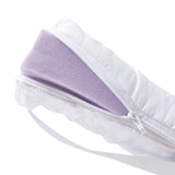 7dreams® Matratzentopper Microfaser 100x200x6,5 cm mit abnehmbarem, waschbarem Bezug und viskoelastischem Memory Foam Kern.