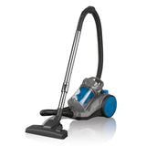 CLEANmaxx Multi-Zyklon-Staubsauger 800W schwarz/blau mit 4 Spezialdüsen und waschbarem EPA-Filter, kompakt und beutellos.
