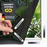 EASYmaxx Insect Protect Insekten- & Pollenschutz Magnet für Fenster bis 110x130cm, einfach montierbares Fliegennetz mit Magnetbefestigung.