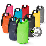 #DoYourOutdoor Dry Bag 20L - Grün, wasserdichter, robuster Outdoor-Rucksack mit verstellbarem Schultergurt und Rolltop-Verschluss.