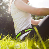 #DoYourFitness Laufgurt FunRunner in Grün, praktische Bauchtasche für Handy und Schlüssel beim Sport, mit reflektierendem Design.