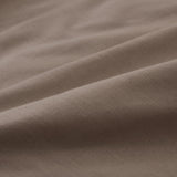 LUMALAND Premium Bettwäsche Everyday in Taupe, weiche Polycotton Qualität, 155x200 cm Bettbezug mit Kissenbezug 80x80 cm.
