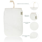 LUMALAND Cuisine Nussmilchbeutel - Aus reinen Hanf Fasern für vegane Nussmilchherstellung