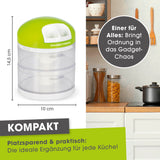 GOURMETmaxx Multi-Zerkleinerer mit Zugmechanismus, 2 getrennte 250ml Behälter, kompakt und platzsparend für die Küche.